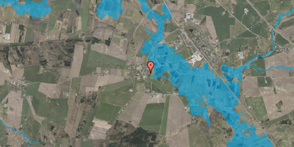 Oversvømmelsesrisiko fra vandløb på Svinget 6, 8990 Fårup