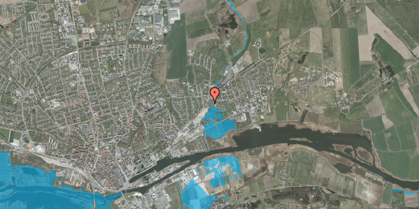 Oversvømmelsesrisiko fra vandløb på Banevej 6, 8930 Randers NØ