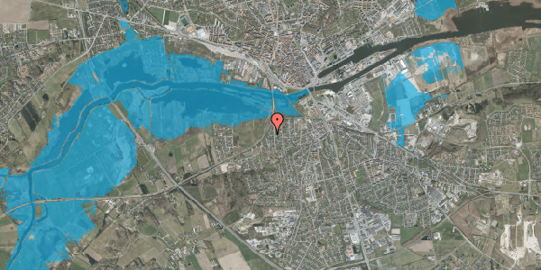 Oversvømmelsesrisiko fra vandløb på Bojesvej 13, 8940 Randers SV