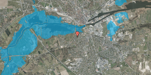 Oversvømmelsesrisiko fra vandløb på Bojesvej 17, 8940 Randers SV