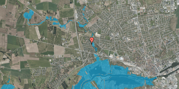 Oversvømmelsesrisiko fra vandløb på Bøgelien 1, 8920 Randers NV