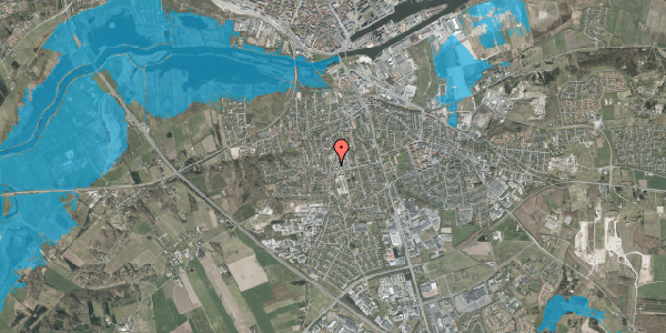 Oversvømmelsesrisiko fra vandløb på Bøsbrovej 49A, 1. th, 8940 Randers SV
