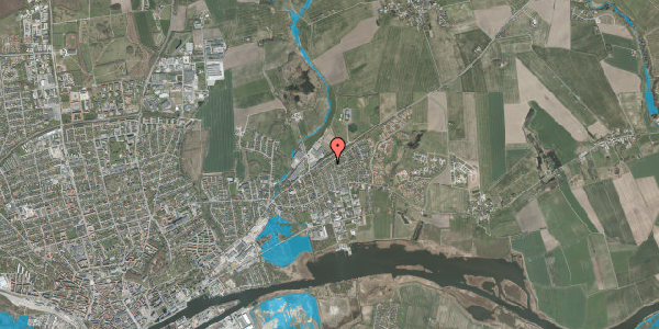 Oversvømmelsesrisiko fra vandløb på Demstrupvej 12, 8930 Randers NØ