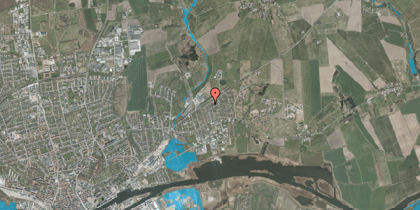 Oversvømmelsesrisiko fra vandløb på Demstrupvej 16, 8930 Randers NØ