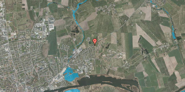 Oversvømmelsesrisiko fra vandløb på Demstrupvej 71, 8930 Randers NØ