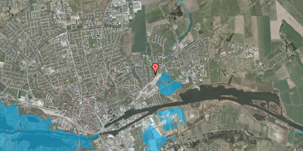 Oversvømmelsesrisiko fra vandløb på Egholmsvej 2, 1. 18, 8930 Randers NØ