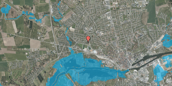 Oversvømmelsesrisiko fra vandløb på Farvervej 4, 8920 Randers NV