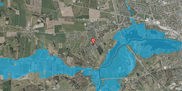 Oversvømmelsesrisiko fra vandløb på Fyrrevænget 10, 8920 Randers NV
