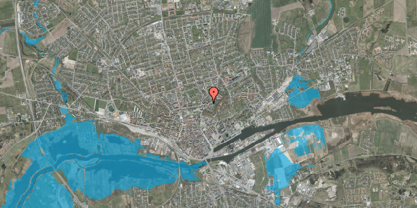 Oversvømmelsesrisiko fra vandløb på Gl. Hadsundvej 5A, st. mf, 8900 Randers C