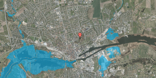 Oversvømmelsesrisiko fra vandløb på Gl. Hadsundvej 12A, 2. 3, 8900 Randers C