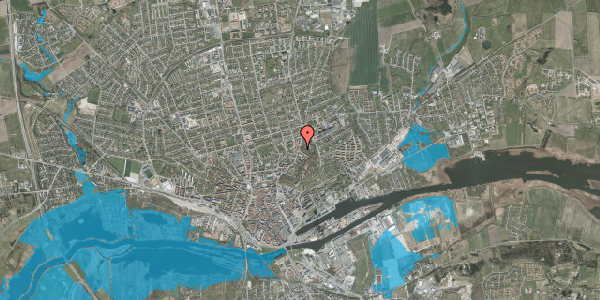 Oversvømmelsesrisiko fra vandløb på Gl. Hadsundvej 32B, 2. th, 8900 Randers C