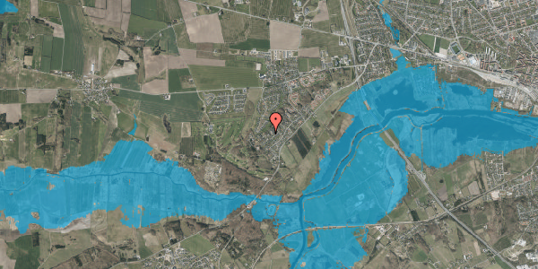 Oversvømmelsesrisiko fra vandløb på Granvænget 23, 8920 Randers NV