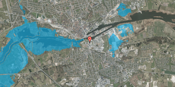 Oversvømmelsesrisiko fra vandløb på Grenåvej 4, 2. tv, 8960 Randers SØ