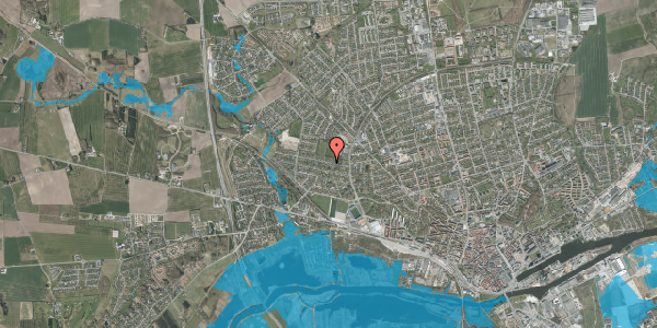 Oversvømmelsesrisiko fra vandløb på Gørtlervej 23, 8920 Randers NV