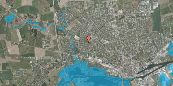 Oversvømmelsesrisiko fra vandløb på Gørtlervej 28, 8920 Randers NV