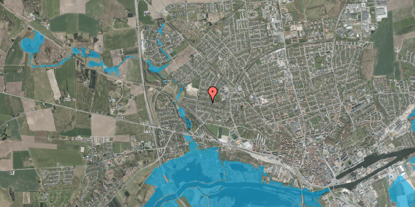 Oversvømmelsesrisiko fra vandløb på Gørtlervej 41, 8920 Randers NV