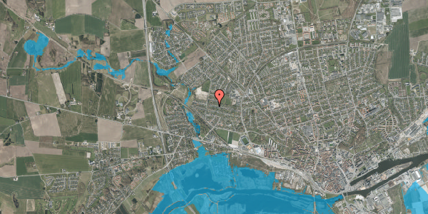 Oversvømmelsesrisiko fra vandløb på Gørtlervej 47, 8920 Randers NV