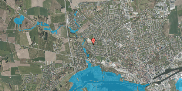 Oversvømmelsesrisiko fra vandløb på Gørtlervej 67, 8920 Randers NV