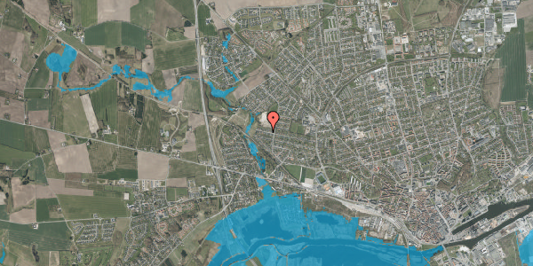 Oversvømmelsesrisiko fra vandløb på Gørtlervej 77, 8920 Randers NV