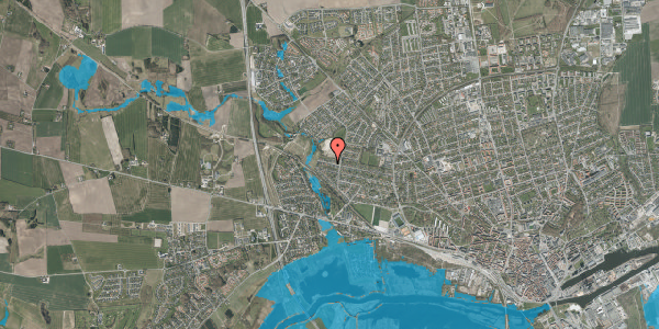 Oversvømmelsesrisiko fra vandløb på Gørtlervej 79, 8920 Randers NV