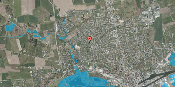 Oversvømmelsesrisiko fra vandløb på Hattemagervej 12, 8920 Randers NV