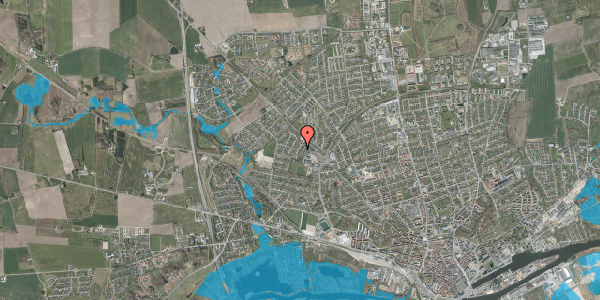 Oversvømmelsesrisiko fra vandløb på Hattemagervej 13, 8920 Randers NV
