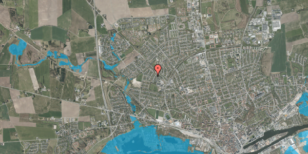 Oversvømmelsesrisiko fra vandløb på Hattemagervej 14, 8920 Randers NV