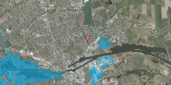 Oversvømmelsesrisiko fra vandløb på Hermann Stillings Vej 48, 1. tv, 8930 Randers NØ