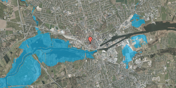 Oversvømmelsesrisiko fra vandløb på Hospitalsgade 6, st. 109, 8900 Randers C
