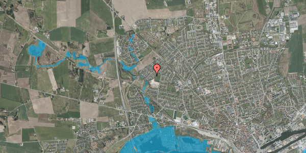 Oversvømmelsesrisiko fra vandløb på Hybenvej 26, 8920 Randers NV