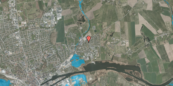 Oversvømmelsesrisiko fra vandløb på Klostervej 6, 8930 Randers NØ