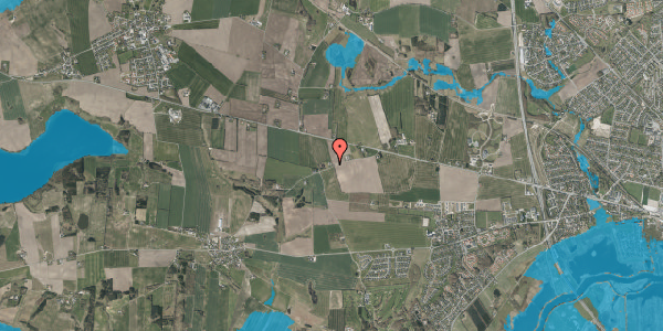 Oversvømmelsesrisiko fra vandløb på Klørupvej 55, 8920 Randers NV