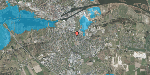 Oversvømmelsesrisiko fra vandløb på Kristrupvej 54, st. tv, 8960 Randers SØ