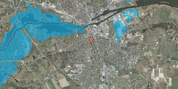 Oversvømmelsesrisiko fra vandløb på Lillegade 9, 8940 Randers SV