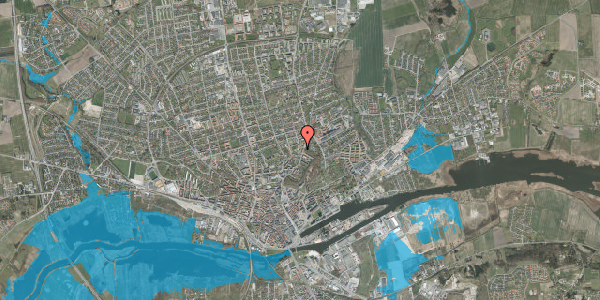 Oversvømmelsesrisiko fra vandløb på Lodsejervej 4, 1. 1, 8900 Randers C
