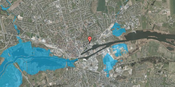 Oversvømmelsesrisiko fra vandløb på Lorentzgade 2, kl. tv, 8900 Randers C