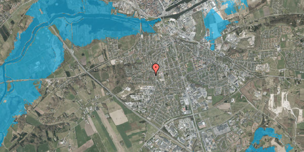 Oversvømmelsesrisiko fra vandløb på Mariendalsvej 22, 8940 Randers SV