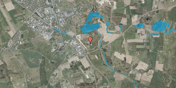 Oversvømmelsesrisiko fra vandløb på Munkdrupvej 16, 8960 Randers SØ