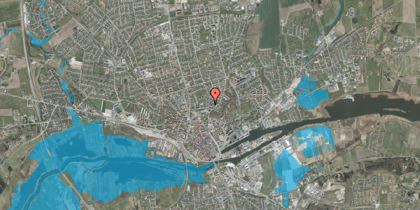 Oversvømmelsesrisiko fra vandløb på Nordostvej 2, 2. tv, 8900 Randers C