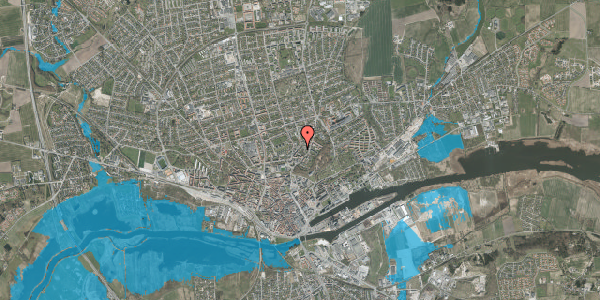 Oversvømmelsesrisiko fra vandløb på Nordostvej 20, 8900 Randers C