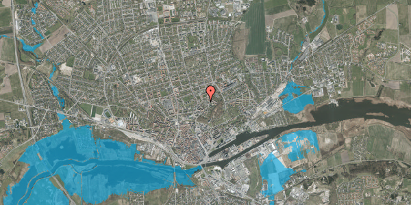 Oversvømmelsesrisiko fra vandløb på Nordostvej 38, 8900 Randers C