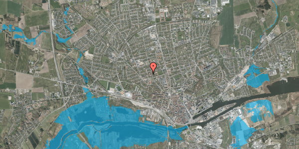 Oversvømmelsesrisiko fra vandløb på Nyvej 23, st. tv, 8920 Randers NV