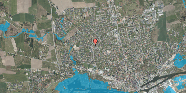 Oversvømmelsesrisiko fra vandløb på Nålemagervej 6C, 8920 Randers NV