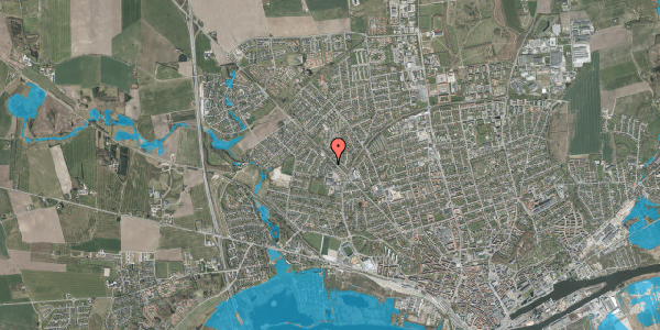 Oversvømmelsesrisiko fra vandløb på Nålemagervej 54, 8920 Randers NV