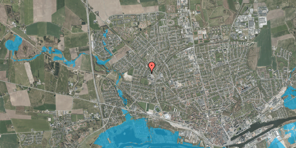 Oversvømmelsesrisiko fra vandløb på Nålemagervej 61, 8920 Randers NV