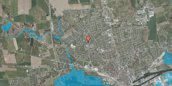 Oversvømmelsesrisiko fra vandløb på Nålemagervej 62, 8920 Randers NV