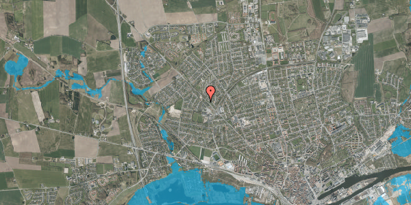 Oversvømmelsesrisiko fra vandløb på Nålemagervej 88, 8920 Randers NV