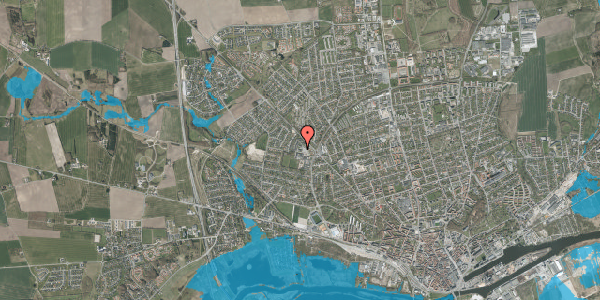 Oversvømmelsesrisiko fra vandløb på Nålemagervej 91, 8920 Randers NV