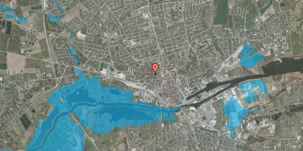 Oversvømmelsesrisiko fra vandløb på Prins Christians Gade 5, 1. th, 8900 Randers C