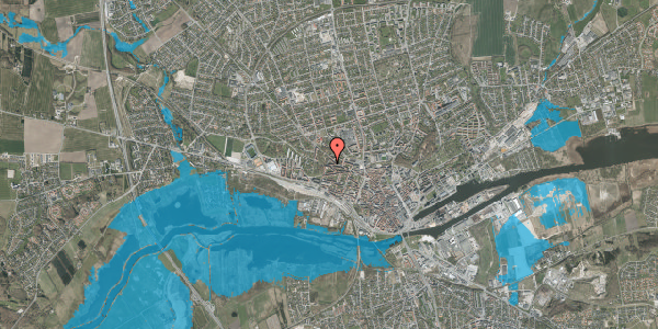 Oversvømmelsesrisiko fra vandløb på Prins Christians Gade 10, 4. tv, 8900 Randers C